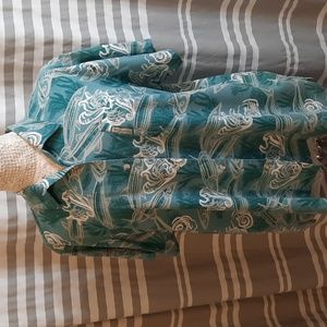 Mens Columbia Tropical print shirt